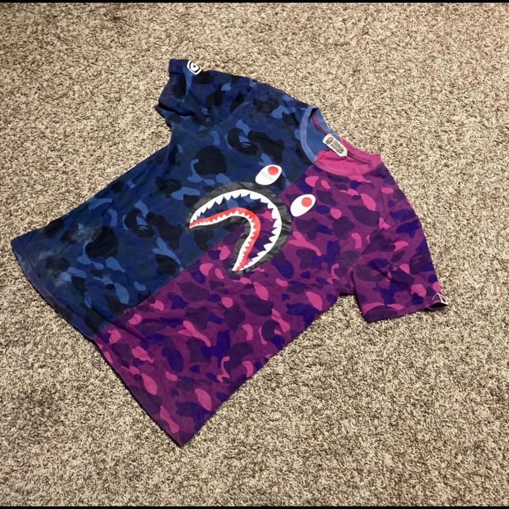 Bape multi camo tee